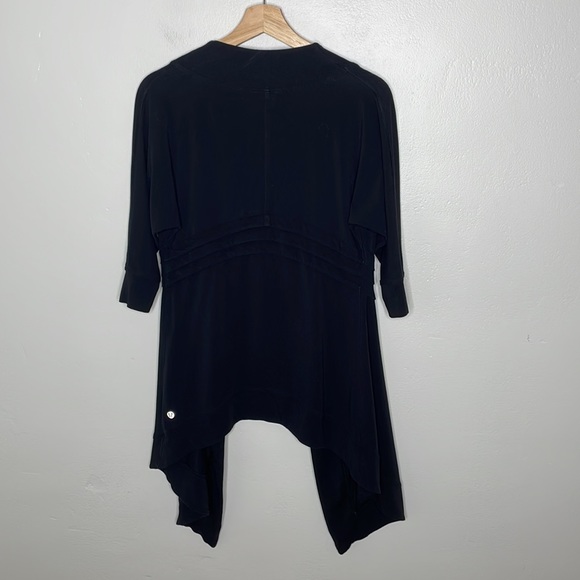 LuluLemon Namaste Black Wrap Cardigan - Picture 6 of 8